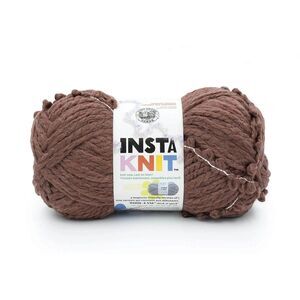 (1 Pack) Lion Brand Yarn 801-126AP InstaKnit Beginner Yarn,Guilt-Free Chocolate